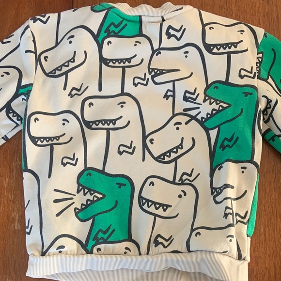 SOLD H&M Dinosaur Print Kids Sweatshirt size 2-4Y - Picture 7 of 7